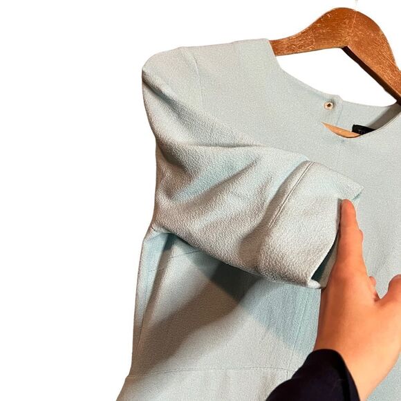 Topshop minty blue maxi dress. Size 2 - Picture 8 of 11